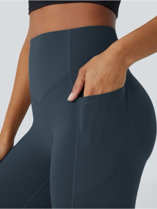 Halara Women’s UltraSculpt High Waisted Butt Lifting Leggings in Carbon Large - Picture 6 of 14